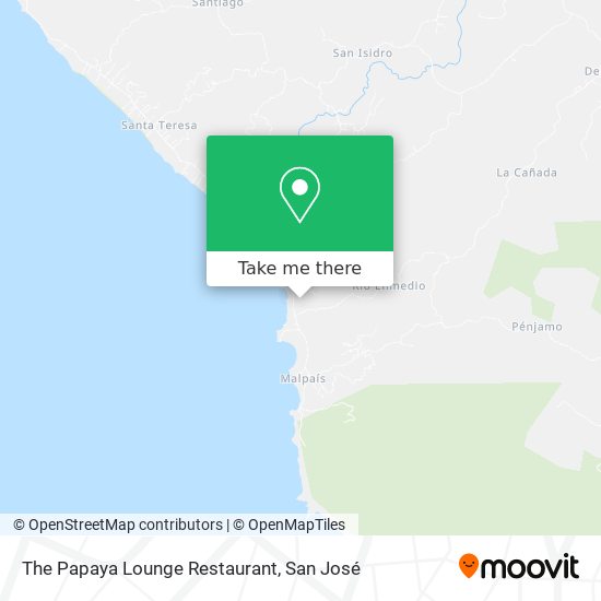The Papaya Lounge Restaurant map
