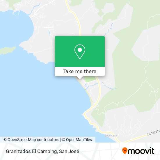 Granizados El Camping map