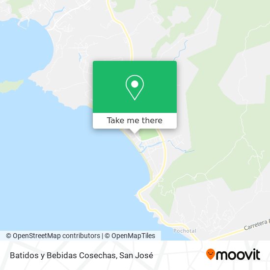 Batidos y Bebidas Cosechas map