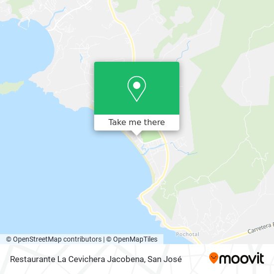 Mapa de Restaurante La Cevichera Jacobena
