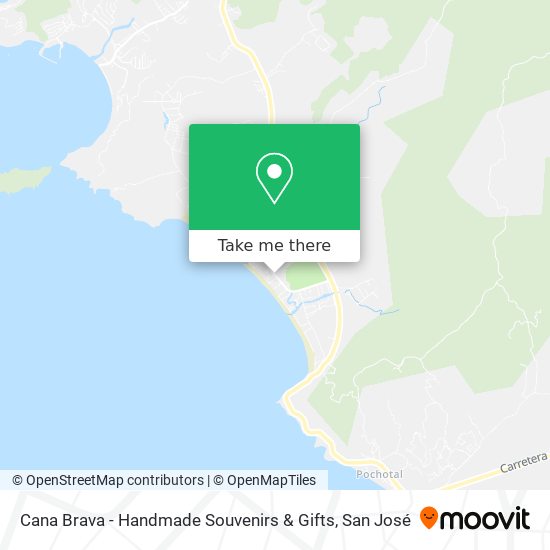 Mapa de Cana Brava - Handmade Souvenirs & Gifts