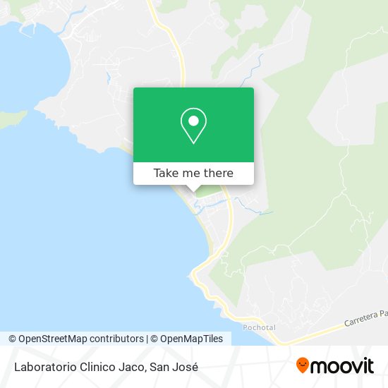 Laboratorio Clinico Jaco map