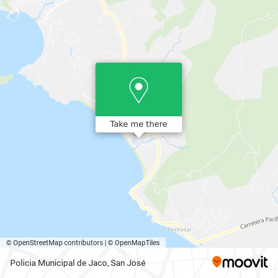 Policia Municipal de Jaco map