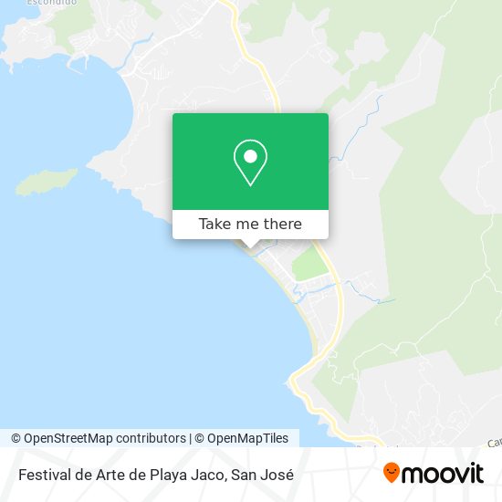 Festival de Arte de Playa Jaco map