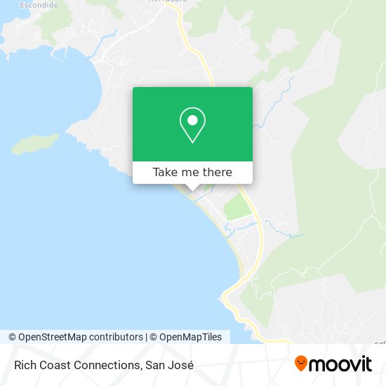 Rich Coast Connections map