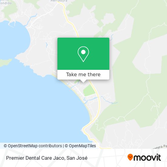 Premier Dental Care Jaco map