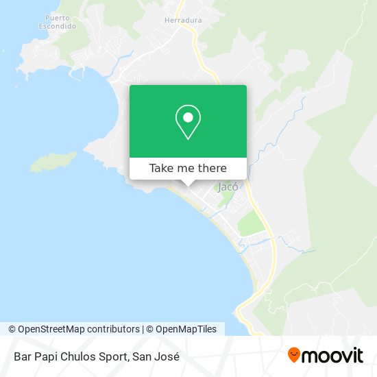 Bar Papi Chulos Sport map