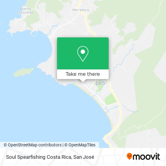 Soul Spearfishing Costa Rica map