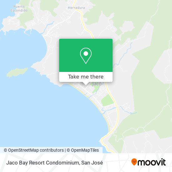 Jaco Bay Resort Condominium map