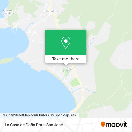 Mapa de La Casa de Doña Dora