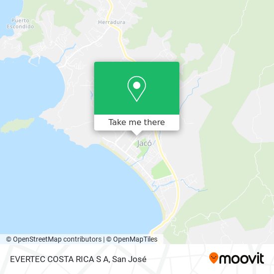 EVERTEC COSTA RICA S A map