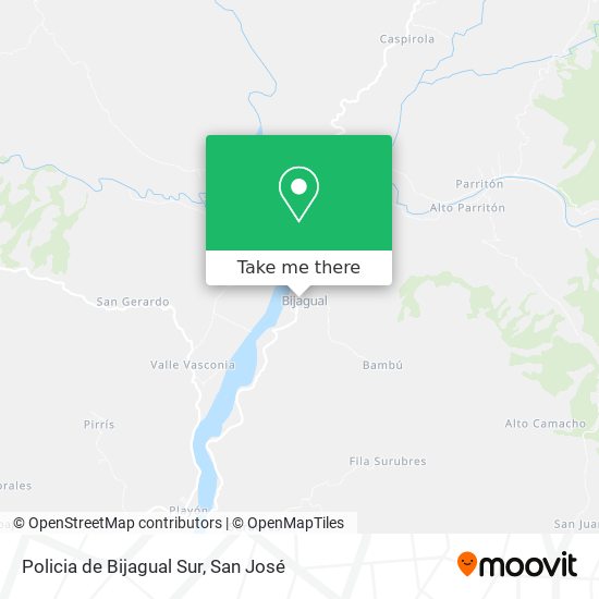 Mapa de Policia de Bijagual Sur