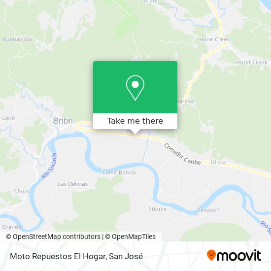 Mapa de Moto Repuestos El Hogar
