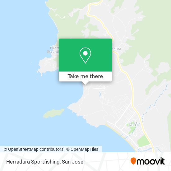 Herradura Sportfishing map