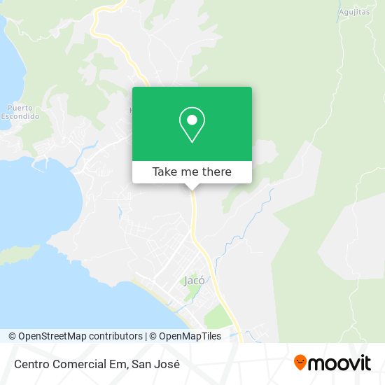 Mapa de Centro Comercial Em