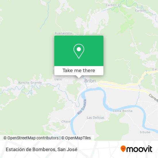 Mapa de Estación de Bomberos