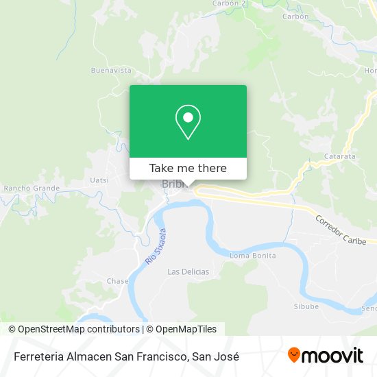 Ferreteria Almacen San Francisco map