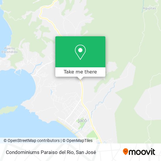 Condominiums Paraiso del Rio map