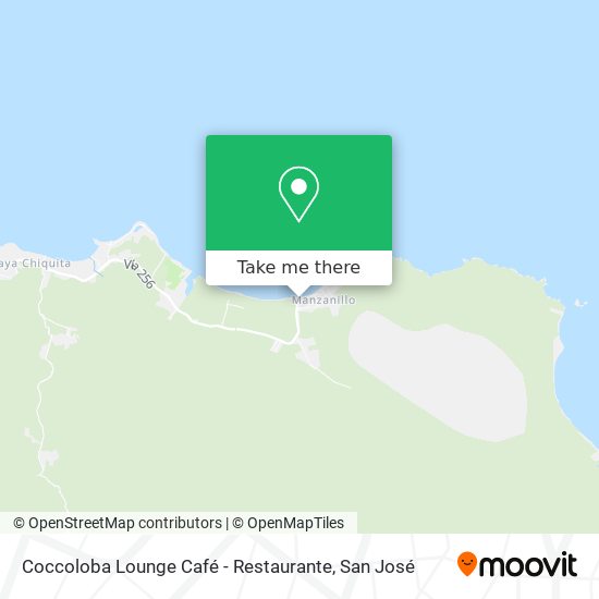 Mapa de Coccoloba Lounge Café - Restaurante