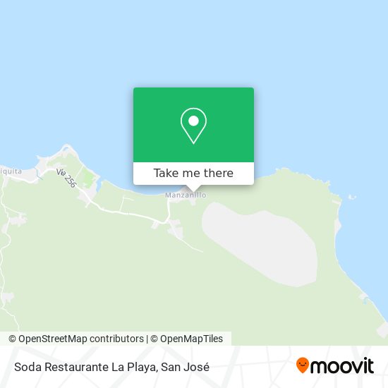 Soda Restaurante La Playa map