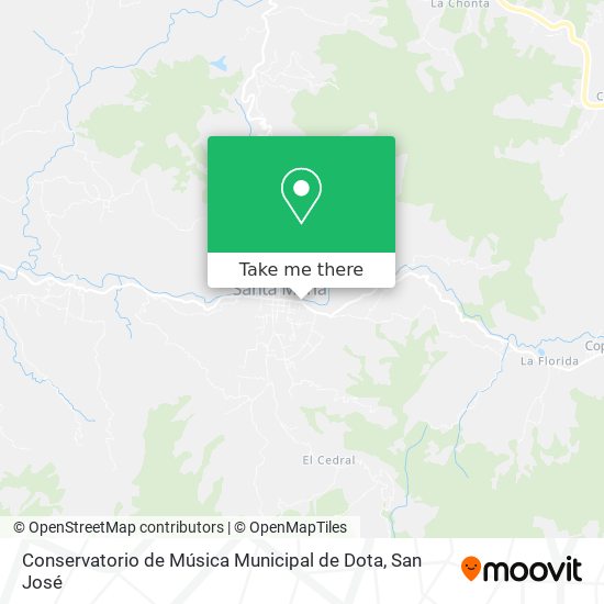 Conservatorio de Música Municipal de Dota map