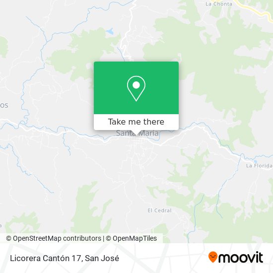 Licorera Cantón 17 map