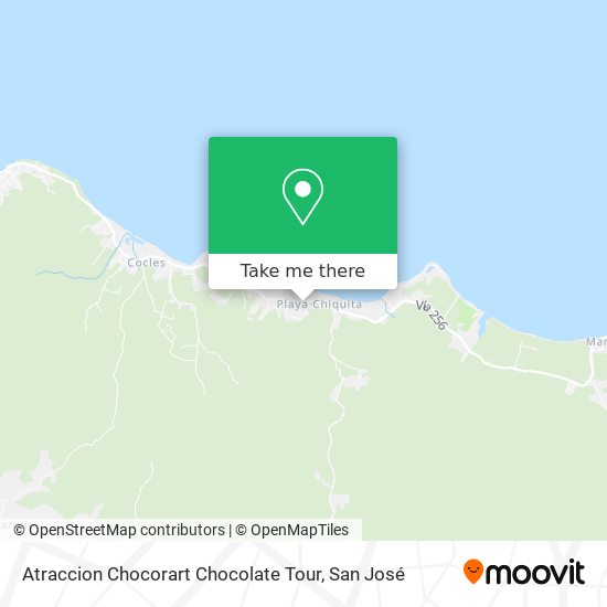 Atraccion Chocorart Chocolate Tour map