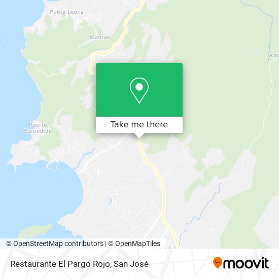 Mapa de Restaurante El Pargo Rojo
