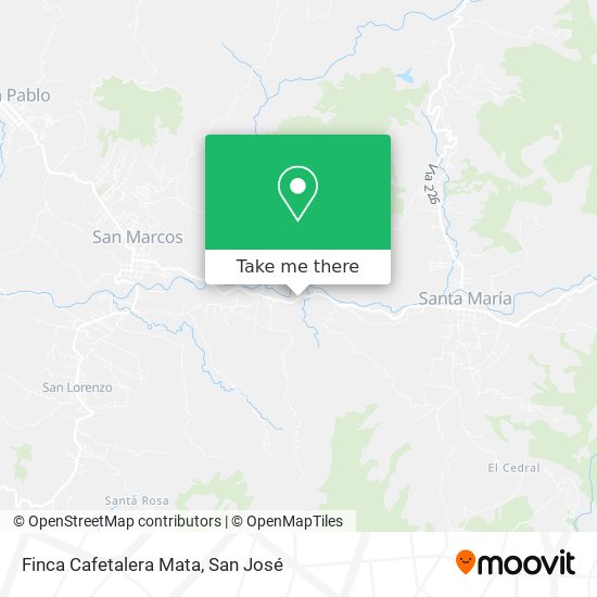 Finca Cafetalera Mata map