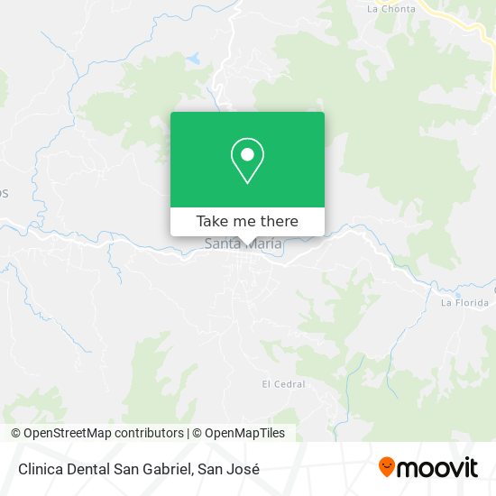Clinica Dental San Gabriel map