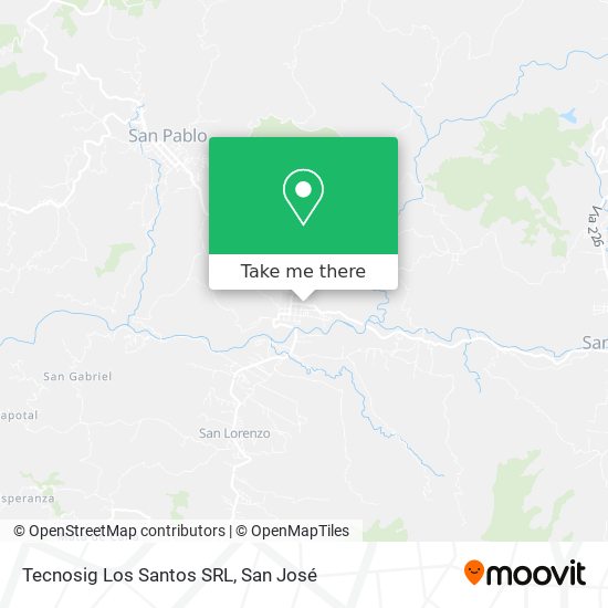Tecnosig Los Santos SRL map
