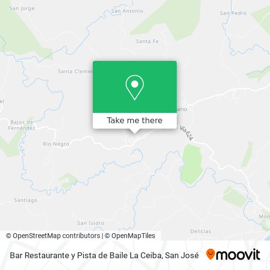 Bar Restaurante y Pista de Baile La Ceiba map