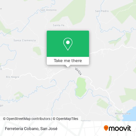 Mapa de Ferreteria Cobano
