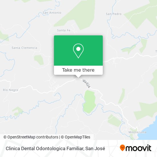 Mapa de Clinica Dental Odontologica Familiar