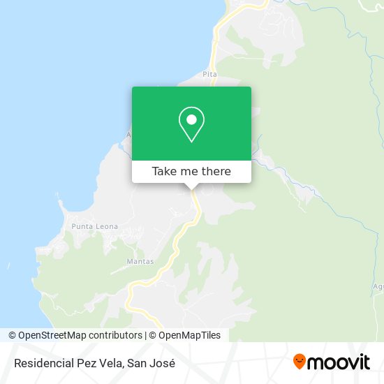 Mapa de Residencial Pez Vela
