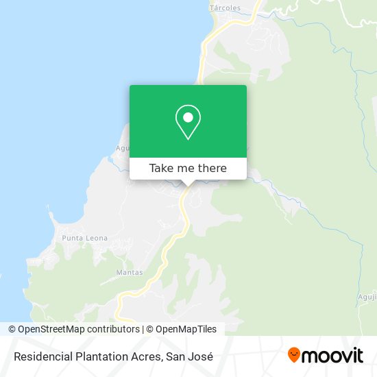Residencial Plantation Acres map