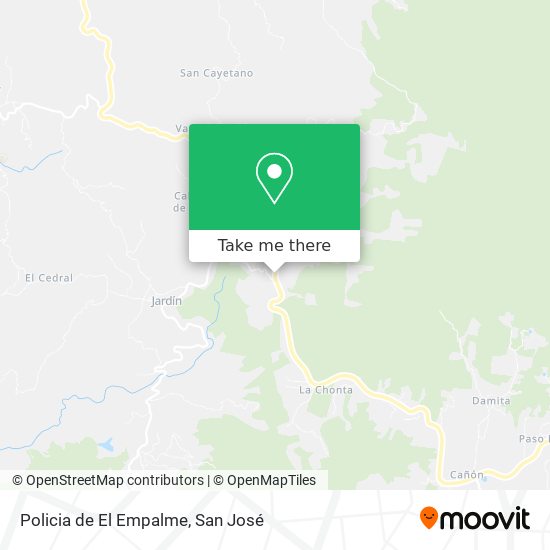 Policia de El Empalme map