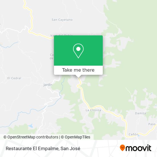 Restaurante El Empalme map