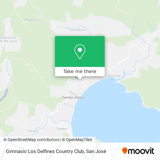 Gimnasio Los Delfines Country Club map