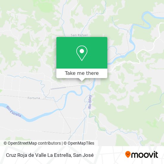 Cruz Roja de Valle La Estrella map