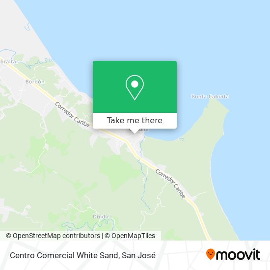 Centro Comercial White Sand map