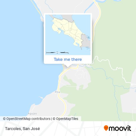 Tarcoles map