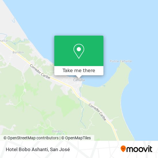 Mapa de Hotel Bobo Ashanti