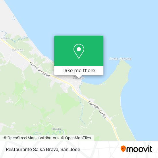 Mapa de Restaurante Salsa Brava
