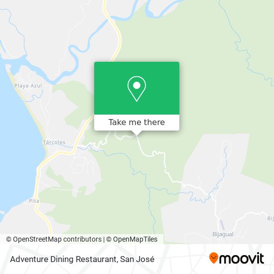 Adventure Dining Restaurant map