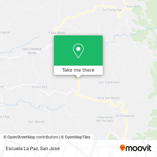 Mapa de Escuela La Paz