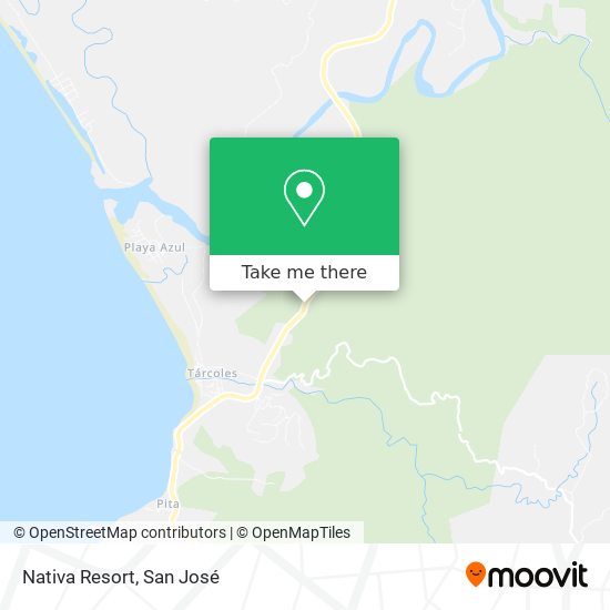 Nativa Resort map