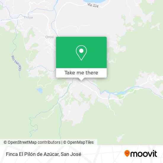 Finca El Pilón de Azúcar map