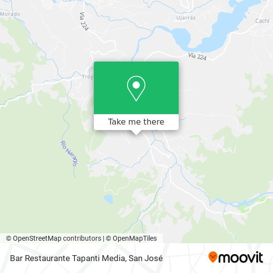 Bar Restaurante Tapanti Media map