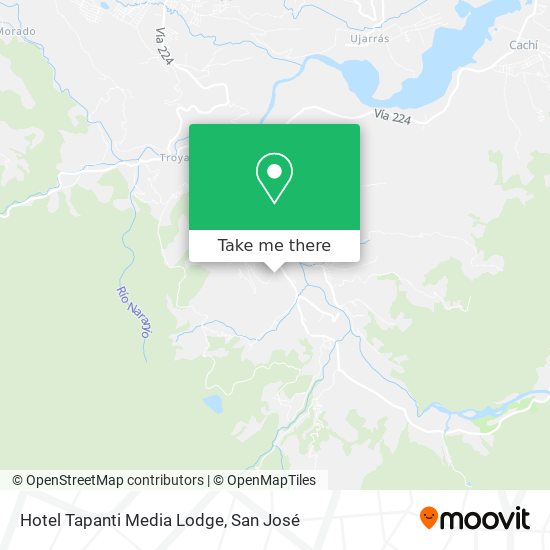 Hotel Tapanti Media Lodge map